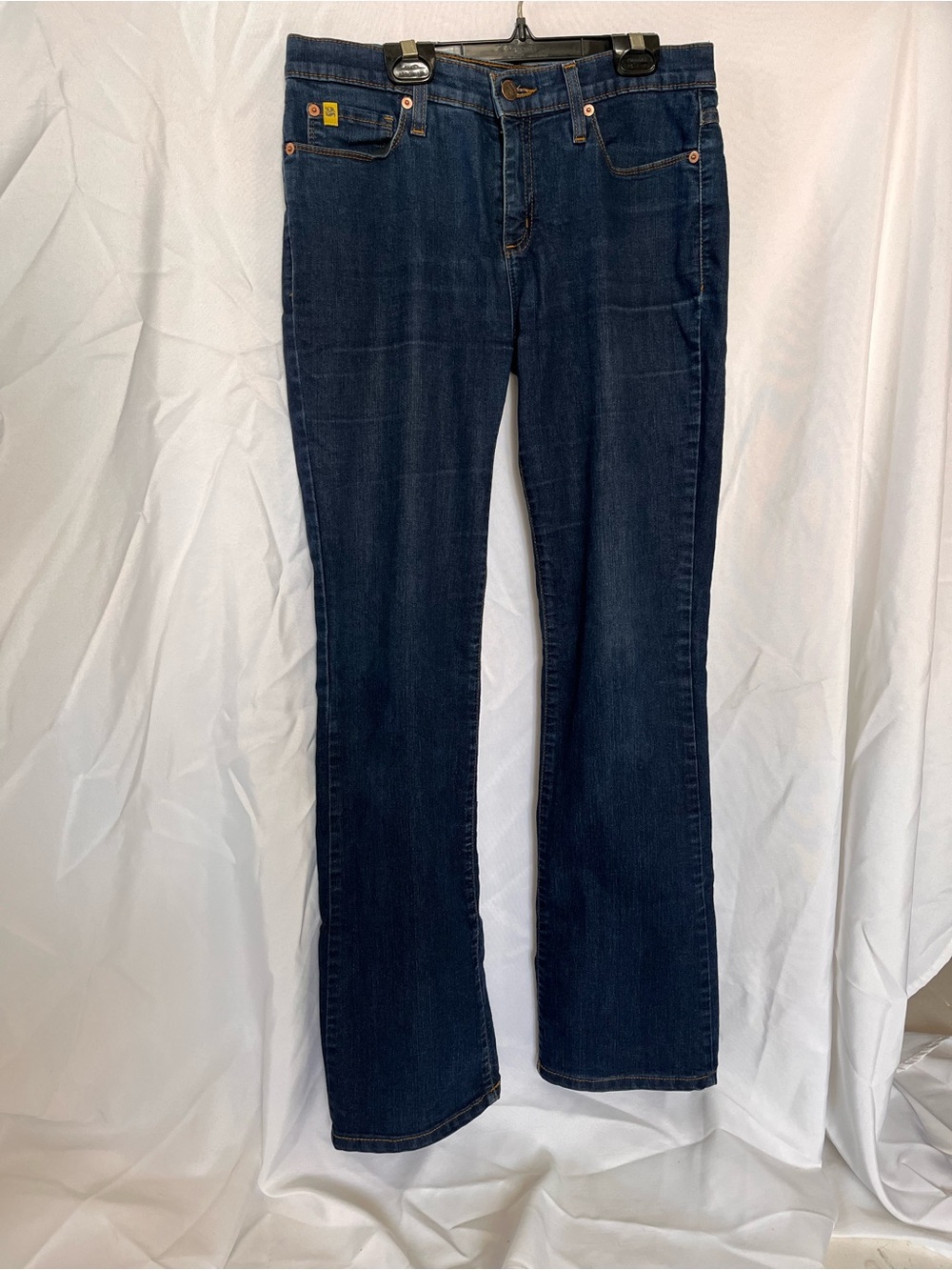 Yoga jeans - Women's Dark Blue Bootcut Jeans - Mid Rise Stretch